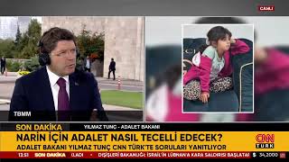 Adalet Bakanımız Sayın Yılmaz Tunç CNN Türkte gündemi değerlendiriyor  TBMM [upl. by Annohsak]