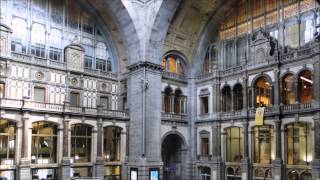 Belgium The AntwerpenCentraal Railway Station in Antwerp [upl. by Llennoj511]