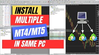 How to Install Multiple MT4MT5 Terminals on the Same PC 2023 Update  Very easy to setup [upl. by Kermit]