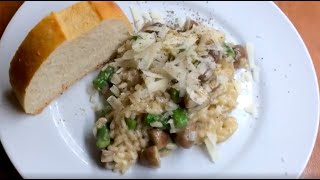 Risotto crémeux aux champignons et asperges  Recette  146 [upl. by Guenzi74]