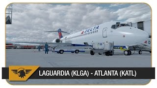 P3D TFDi 717 FIRST FLIGHT LaGuardia KLGA  Atlanta KATL  VATSIM  DAL781  Delta Airlines [upl. by Nolrah]