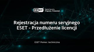 Rejestracja numeru seryjnego ESET  Przedłużenie licencji  2014 [upl. by Lehcer]