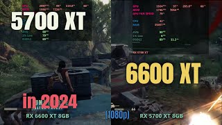 RX 6600 xt vs RX 5700xt in 2024 [upl. by Coulter579]