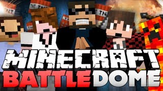 Minecraft Battle Dome  RUSHING OP SkyDoesMinecraft BajanCanadian and Friends [upl. by Chappy]