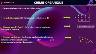 Chimie organique la formule développé semidève et topologique [upl. by Anilocin]