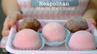 How to Make Neapolitan Mochi Ice Cream [upl. by Rosalinde]