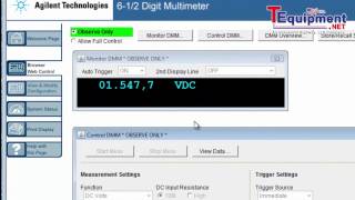 Agilent 34410A Digital Multimeter Transferring Readings to a PC [upl. by Majka]