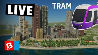 Live 🔴  Tramvaje downtown  Cities Skylines 2 10 [upl. by Womack]