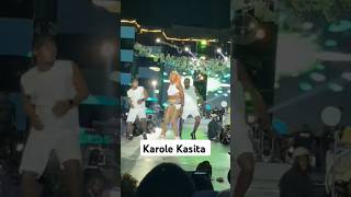 Karole Kasita at Sheebah Karungi Neeyanziza concert [upl. by Arbrab992]