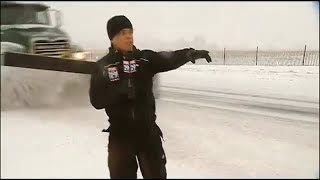 Steve Keeley vs Snowplow Truck [upl. by Launam502]