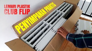 cara pasang lemari plastik susun tiga  Club Flip [upl. by Uolymme]