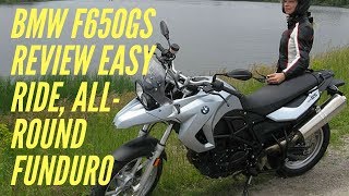 BMW F650GS Review Easy Ride All Round Funduro  Motorcyclesport [upl. by Jasen346]