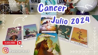 Cancer Tarot Julio 2024 Trabajo y amor 🙌 [upl. by Tomlin]