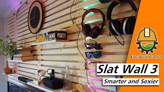 Slat Wall 30 Easy DIY Wall Feature with Smart Lighting [upl. by Lunetta527]