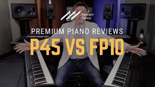 🎹Yamaha P45 vs Roland FP10 Digital Piano Review Comparison amp Demo🎹 [upl. by Boggers25]