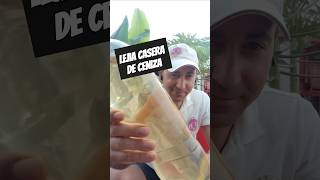 Lejía Casera Con Ceniza shorts short aprender quimica experimento casero lejia ceniza viral [upl. by Madai]