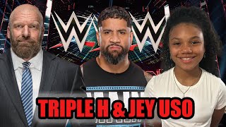 Triple H amp Jey Uso talk about alltime career WWE memories amp becoming successful in the WWE Universe [upl. by Sofer651]