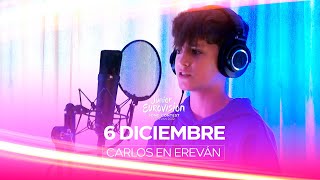 CARLOS HIGES graba la POSTAL y la CANCIÓN GRUPAL de Eurovisión Junior 2022 [upl. by Sul]