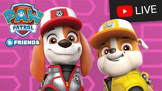 🔴 PAW Patrol BIG Truck Pups Cat Pack and more rescue episodes  Cartoons for Kids Live Stream [upl. by Acimaj]