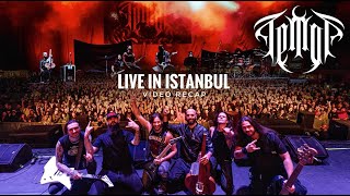 TEMOR video Recap from Istanbul  Live with IN FLAMES temor inflames [upl. by Esinert31]