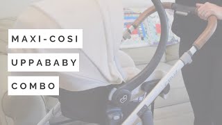 MaxiCosi Mico Max 30 Review and UPPAbaby Car Seat Adapter Demo [upl. by Nyladnarb]