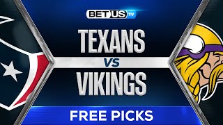 Texans vs Vikings Predictions  NFL Week 3 Football Game Analysis amp Picks [upl. by Aisatsanna]