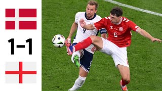 Denmark vs England 11  All Goals amp Highlights EURO 2024 [upl. by Solomon175]