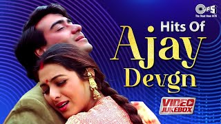 Hits Of Ajay Devgn  90s Bollywood Romantic Songs  Love Songs  Video Jukebox  Hindi Hit Songs [upl. by Emanuele994]