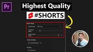 How to Edit amp Export Best Quality Youtube Shorts in Premiere Pro  Hindi 185 [upl. by Sirromaj]