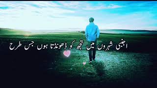 Ab Nibhani Hi Pary Gi Dosti Jasi Bi Ho sad poetry  ZIMAL FATIMA [upl. by Atil]