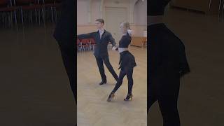 Shorts 2024 Rumba Gold Level Choreography  Open Hip Twist Three Alemanas Rope Spinning [upl. by Hanni760]