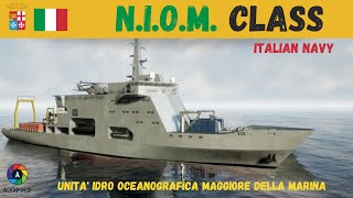 Nave Idro Oceanografica Maggiore NIOM  Marina Militare [upl. by Leimad]