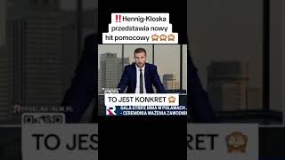 Hennig kloska przedstawia nowy hit pomocypolityka sejm [upl. by Gladys298]