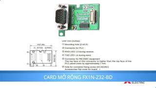 BOARD Card mở rộng FX1N232BD cho PLC FX1N [upl. by Iclek74]