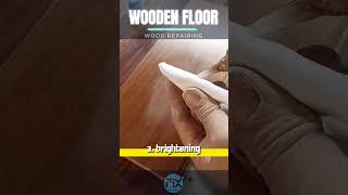 How to Repair DAMAGED WOOD FLOOR Dent  wooden floor  wooden floor repair  wooden floor repair [upl. by Anilorac602]