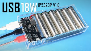 DIY Power Bank 18W IP5328P กล่องอะคริลิค [upl. by Anatollo]