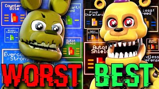 Ranking All FNAF World Chips From Worst To Best [upl. by Aridatha946]