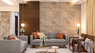 Modern Living Room Design Ideas 2024  Home Interior Design  Living Room Wall Decorating Ideas [upl. by Arries]