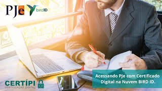 Acessando PJe com Certificado Digital na Nuvem BIRD ID [upl. by Gebelein648]