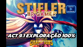 ACT 91 MCOC VEM DE LIVEZINHA NA EXPLORAÇÃO DO ATO 🥳 [upl. by Brest306]