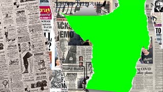 GreenScreenTransitionpapernewspaperanimationPaperTearTransitions 012 [upl. by Sell548]