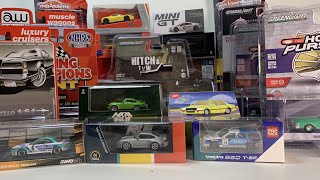 Weekly Diecast Car Haul 28 Greenlight Mini GT Auto World Inno64 Schuco Para64 Pop Race JKM [upl. by Aisset]