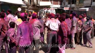 Holi Festival of colour in Jodhpur [upl. by The964]