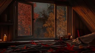 Rainfall on Attic Window  Cozy ASMR Sounds for Sleep and Relaxation [upl. by Eldreeda]