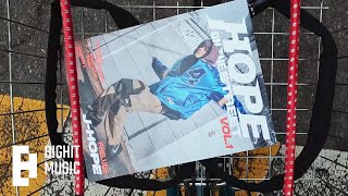 jhope ‘HOPE ON THE STREET VOL1’ on delivery [upl. by Suhpoelc]