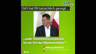 🤦‍♂️Der grüne Gesundheitsminister „Jeder Desinfektionsspender ist ein Ort der Nächstenliebe“🤦‍♂️ [upl. by Enirol]