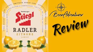 Stiegl Zitrone Lemon Radler  Beer Review [upl. by Yllet]