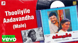 Chinna Thambi  Thooliyile Aadavandha Male Lyric  Prabhu  Ilaiyaraaja [upl. by Tooley]