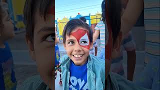 Adivina Pintacaritas con Payasita Motita Spiderman Face painting [upl. by Aihtak]