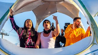 Dimitri Vegas Steve Aoki amp Like Mike pres 3 Are Legend at Crystal Garden  Tomorrowland Winter [upl. by Ahsinnek]